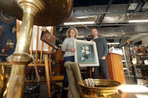 Jessica Penrose and Jim Gregory (pictured) have opened a Flea Circus in Shieldfield, Newcastle. The Flea Circus is a new co-operative shopping venture boasting more than 25 independent sellers under one roof.