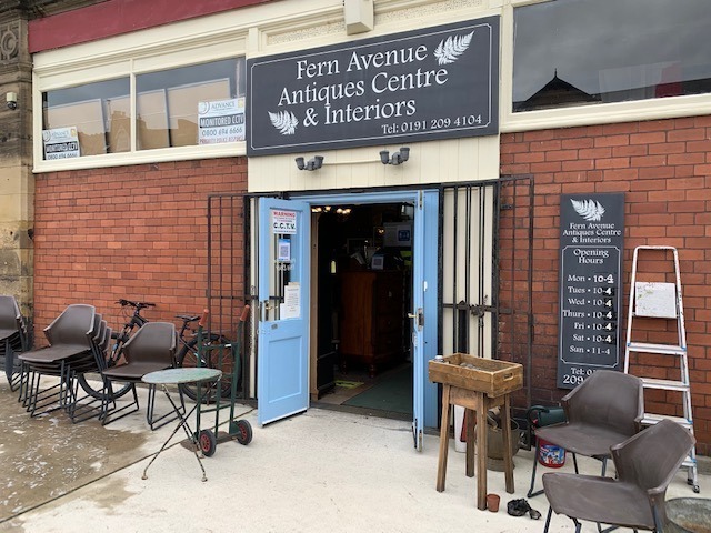 Fern Avenue Antiques Centre in Jesmond, Newcastle