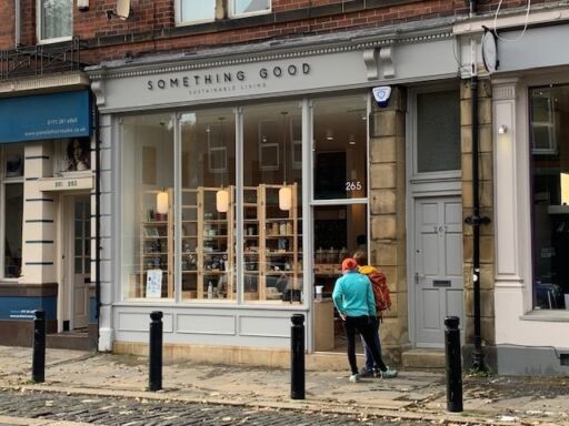 Something Good sustainable food and household shop in Jesmond, Newcastle
